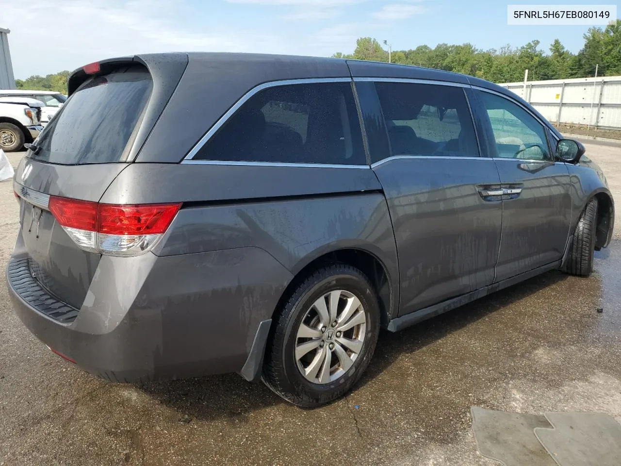 5FNRL5H67EB080149 2014 Honda Odyssey Exl