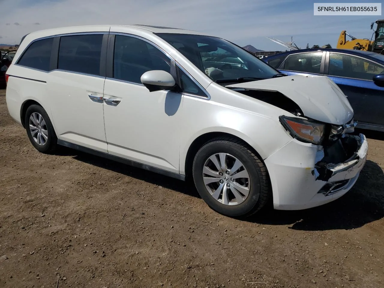 2014 Honda Odyssey Exl VIN: 5FNRL5H61EB055635 Lot: 72000044