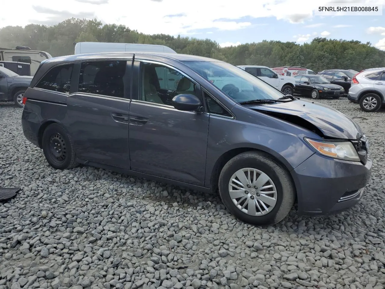 2014 Honda Odyssey Lx VIN: 5FNRL5H21EB008845 Lot: 72284514