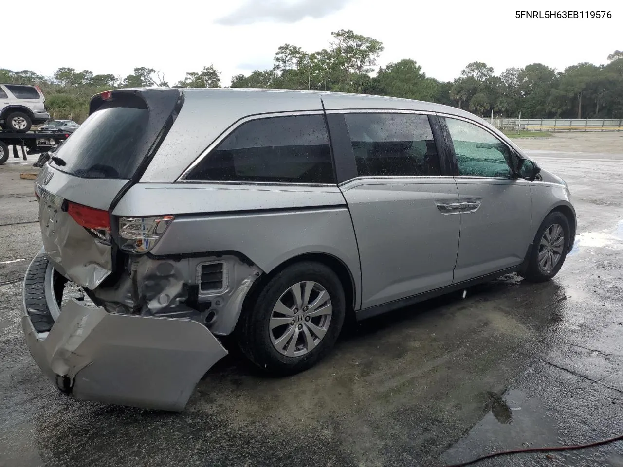 2014 Honda Odyssey Exl VIN: 5FNRL5H63EB119576 Lot: 72386284