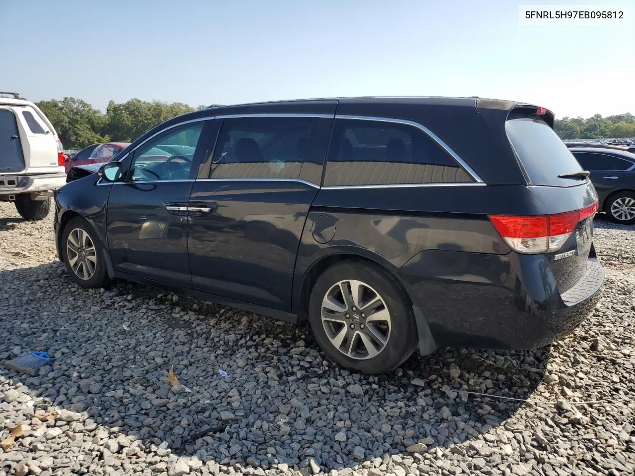 2014 Honda Odyssey Touring VIN: 5FNRL5H97EB095812 Lot: 72391194