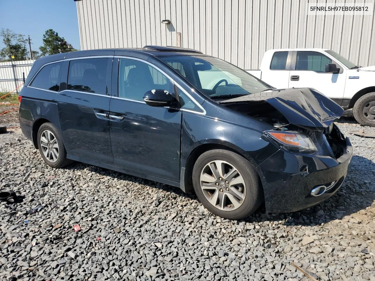 2014 Honda Odyssey Touring VIN: 5FNRL5H97EB095812 Lot: 72391194