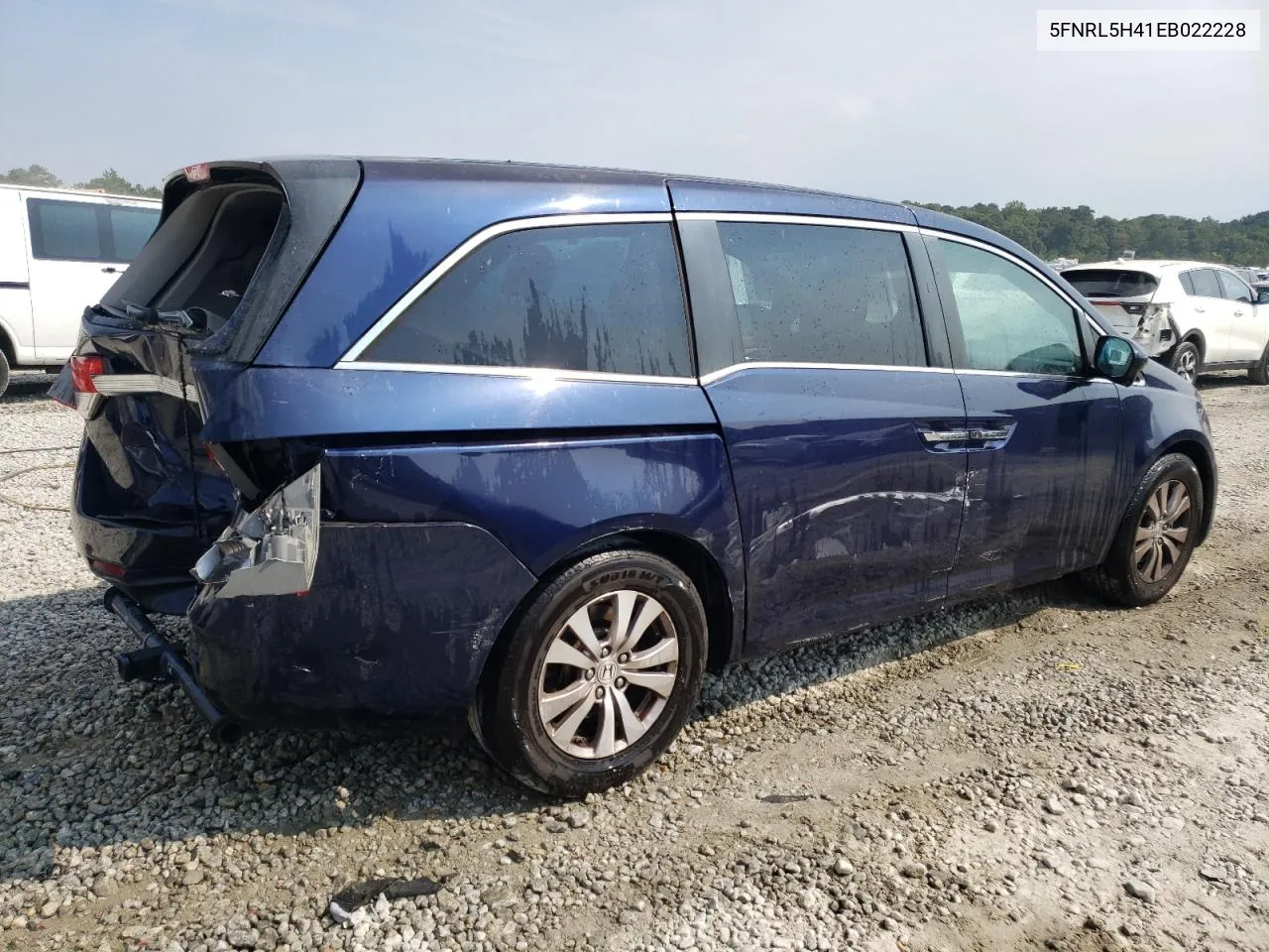 2014 Honda Odyssey Ex VIN: 5FNRL5H41EB022228 Lot: 72609814