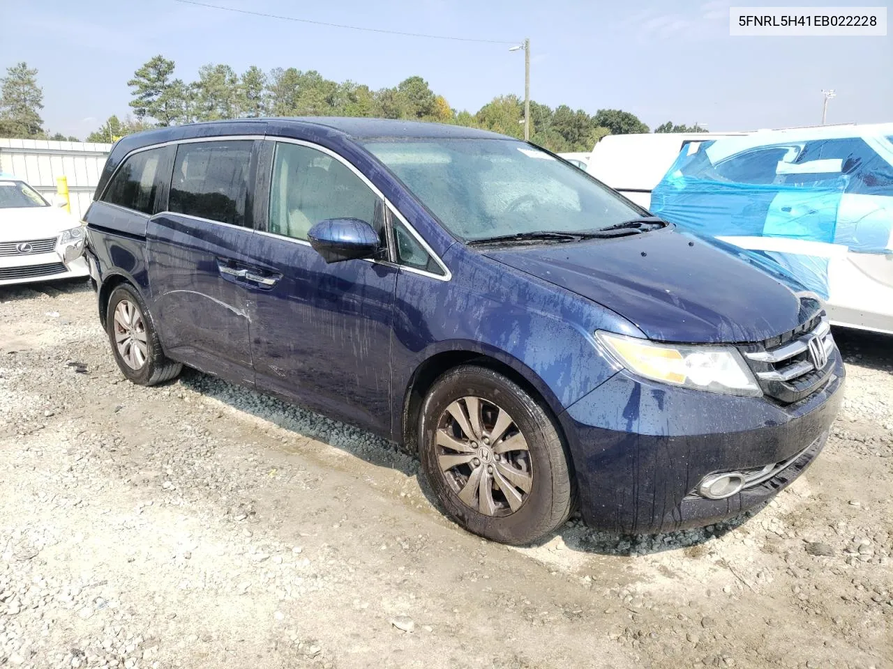 2014 Honda Odyssey Ex VIN: 5FNRL5H41EB022228 Lot: 72609814