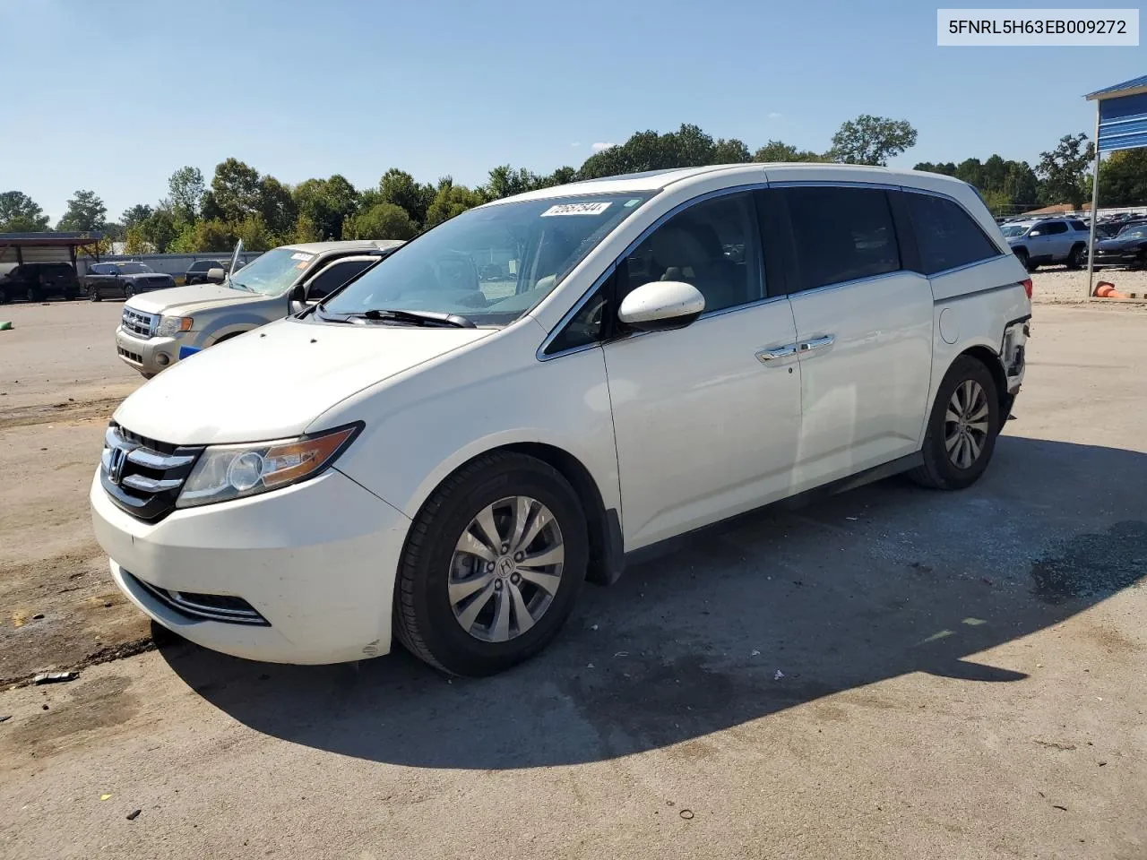 2014 Honda Odyssey Exl VIN: 5FNRL5H63EB009272 Lot: 72657544