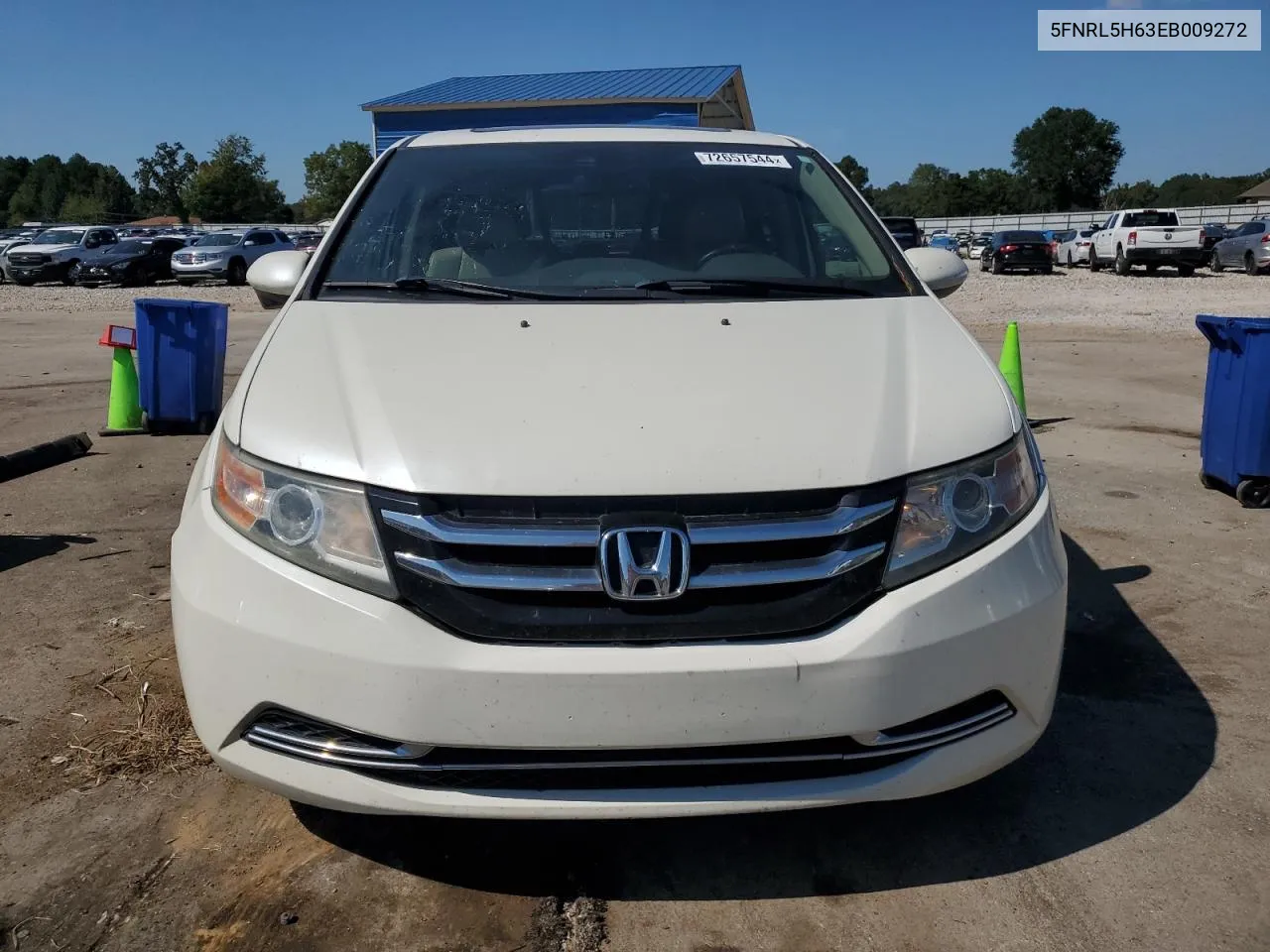 2014 Honda Odyssey Exl VIN: 5FNRL5H63EB009272 Lot: 72657544