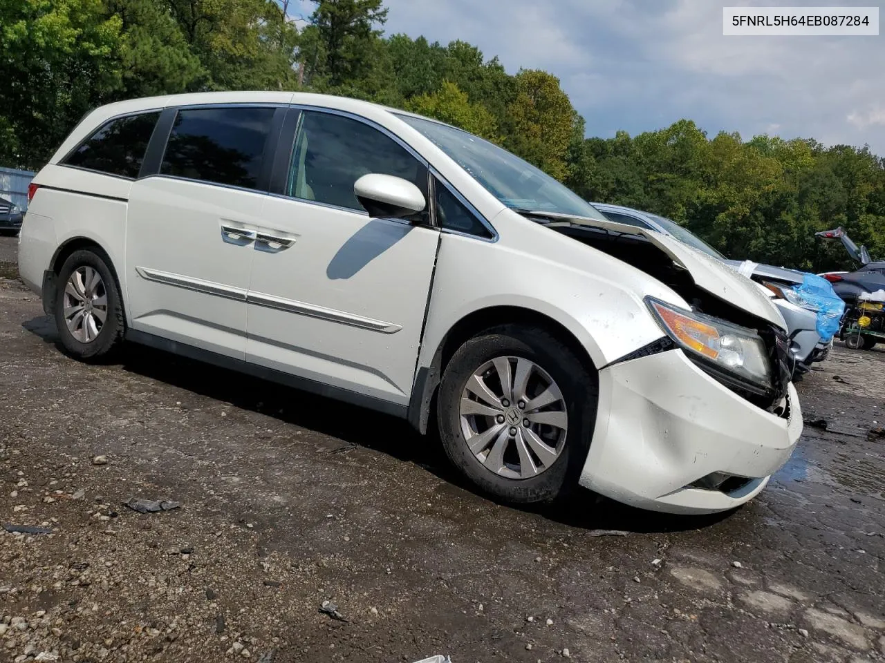 5FNRL5H64EB087284 2014 Honda Odyssey Exl