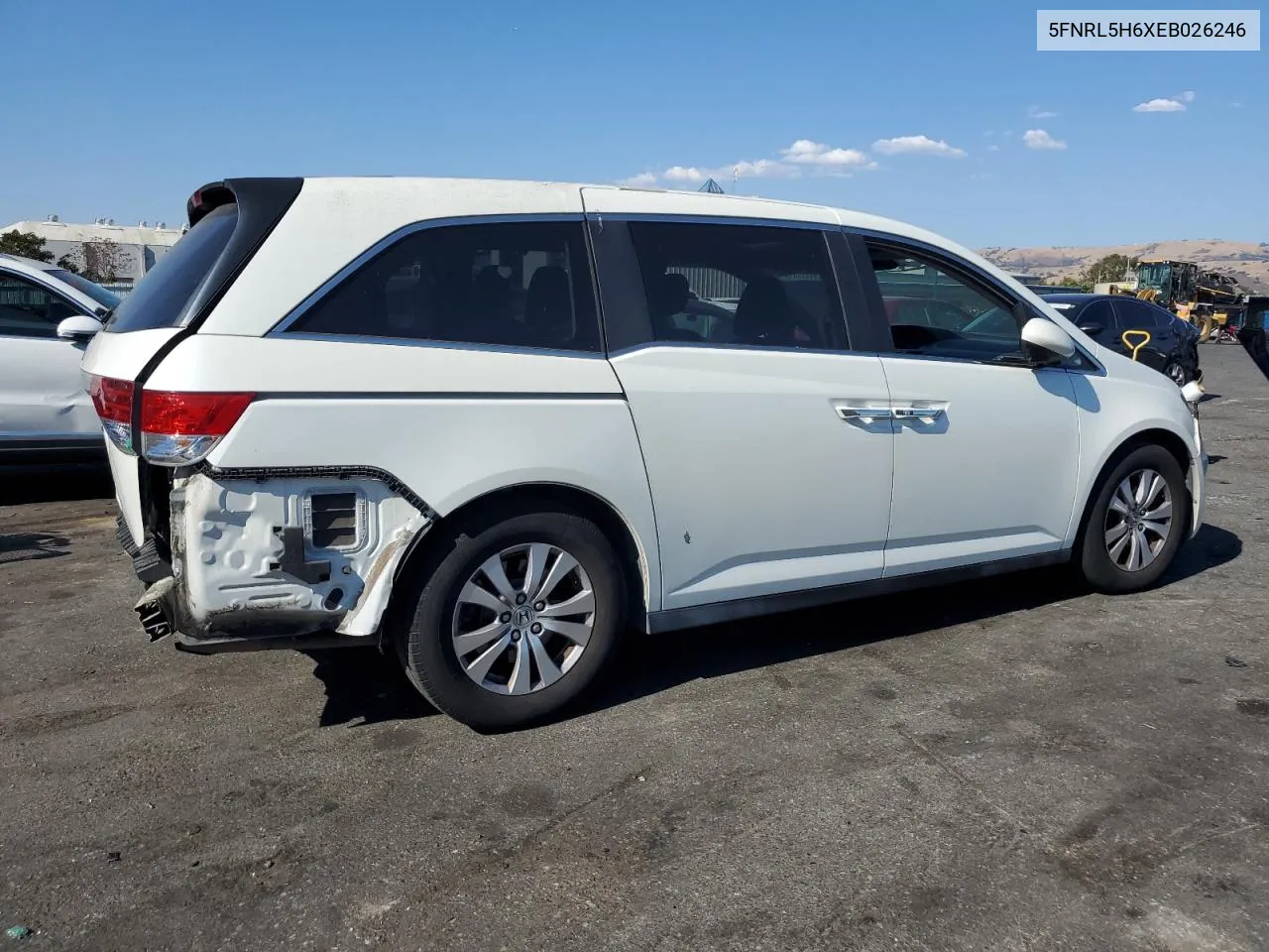 2014 Honda Odyssey Exl VIN: 5FNRL5H6XEB026246 Lot: 72796374