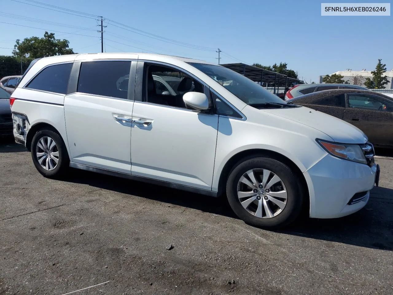 5FNRL5H6XEB026246 2014 Honda Odyssey Exl