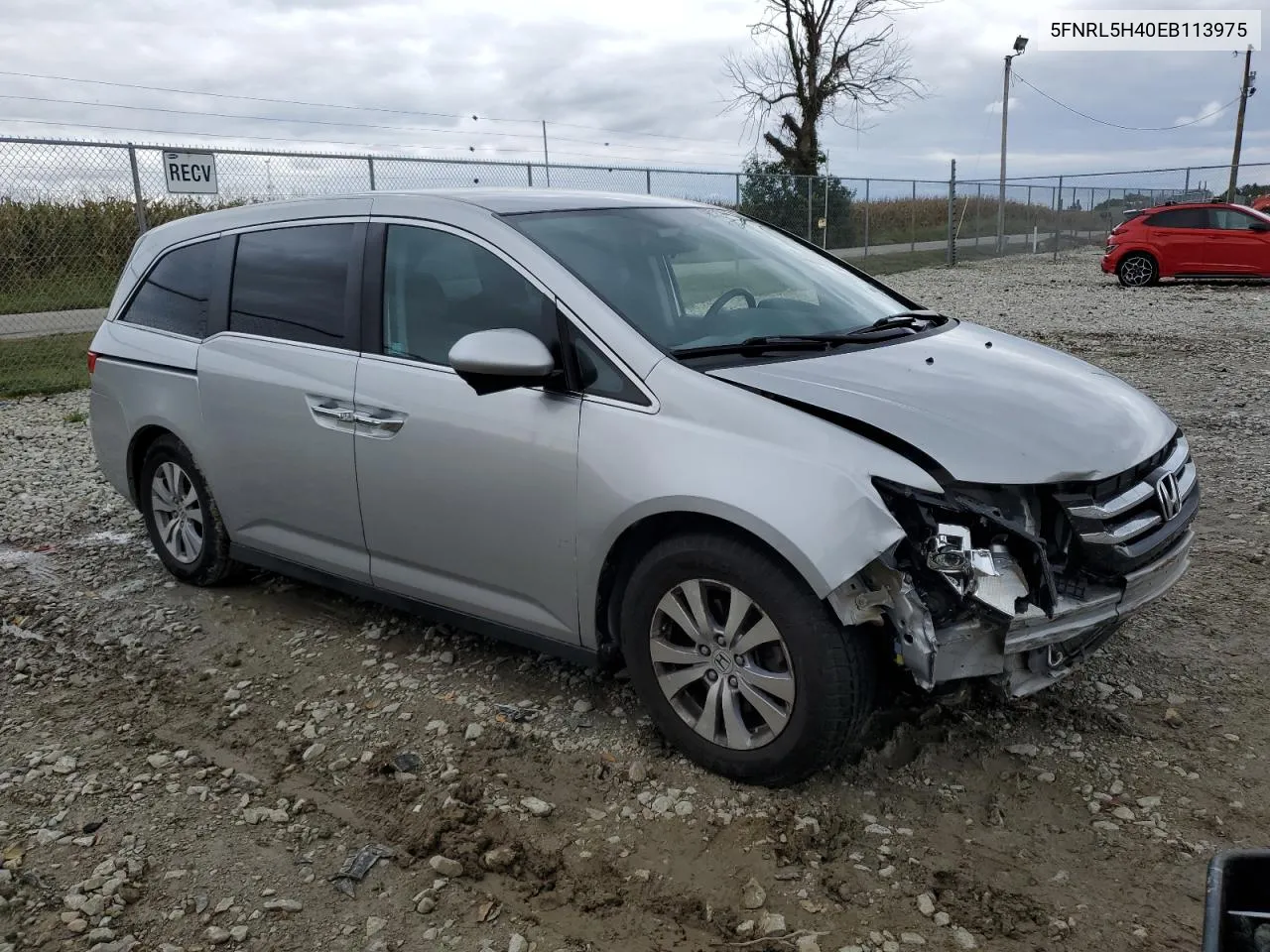 5FNRL5H40EB113975 2014 Honda Odyssey Ex