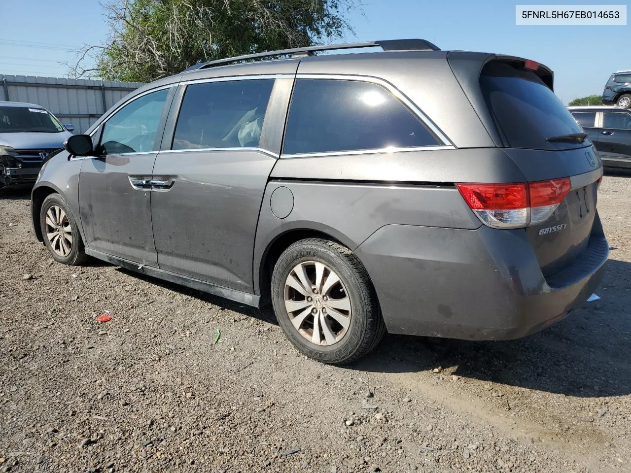 2014 Honda Odyssey Exl VIN: 5FNRL5H67EB014653 Lot: 73234294