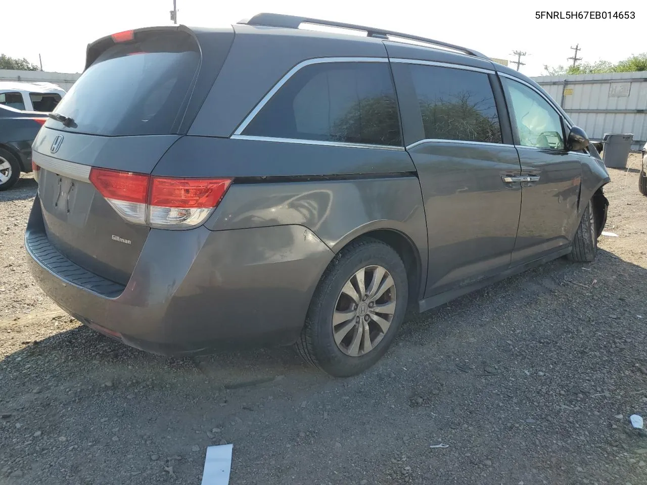 2014 Honda Odyssey Exl VIN: 5FNRL5H67EB014653 Lot: 73234294