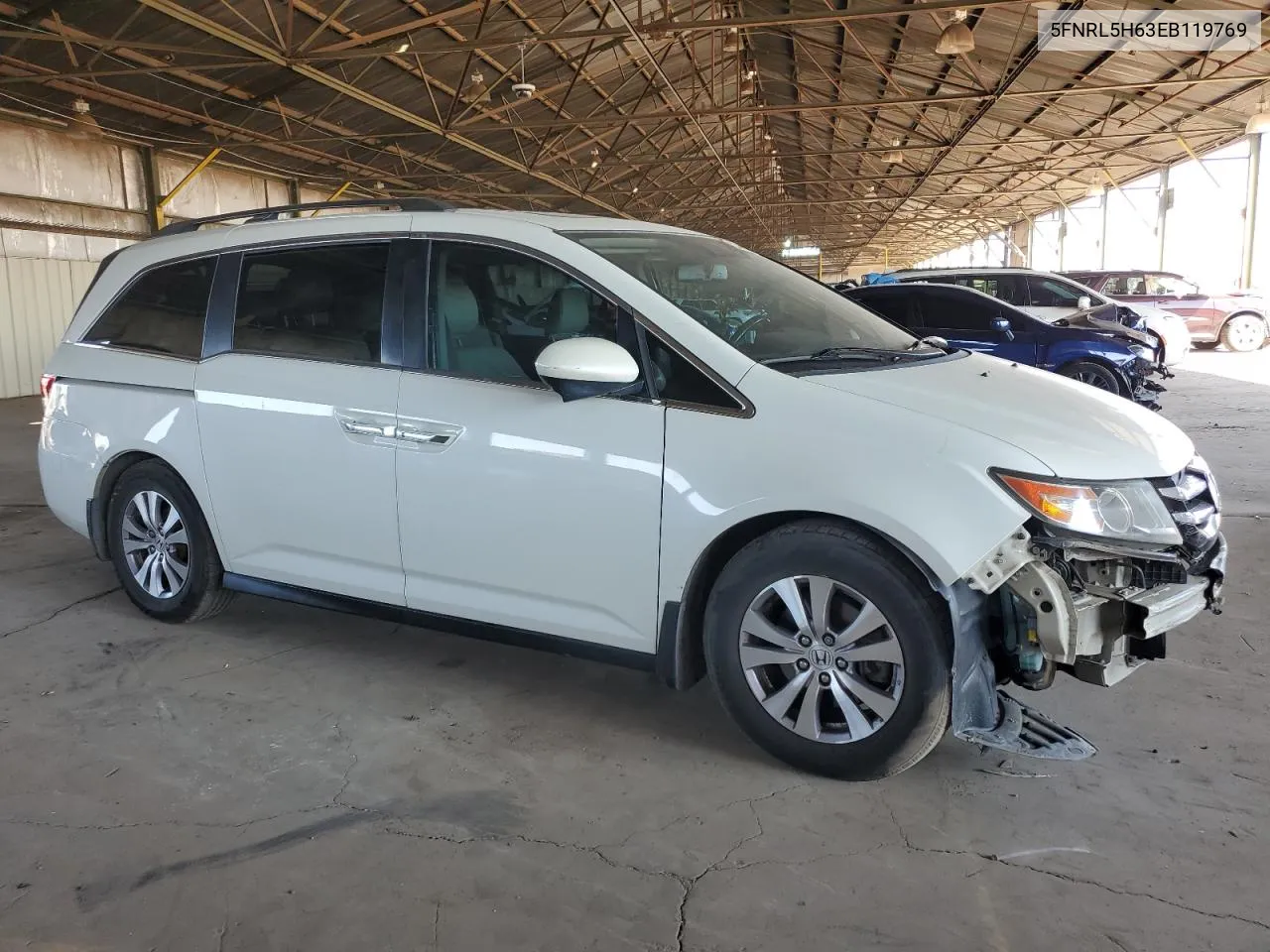 5FNRL5H63EB119769 2014 Honda Odyssey Exl