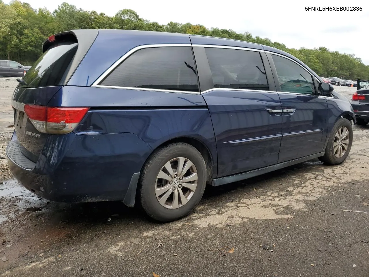 5FNRL5H6XEB002836 2014 Honda Odyssey Exl