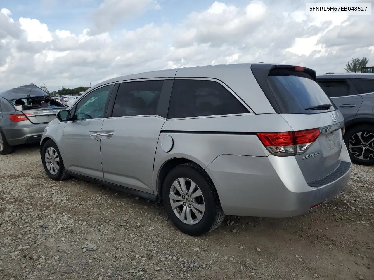 2014 Honda Odyssey Exl VIN: 5FNRL5H67EB048527 Lot: 73449384