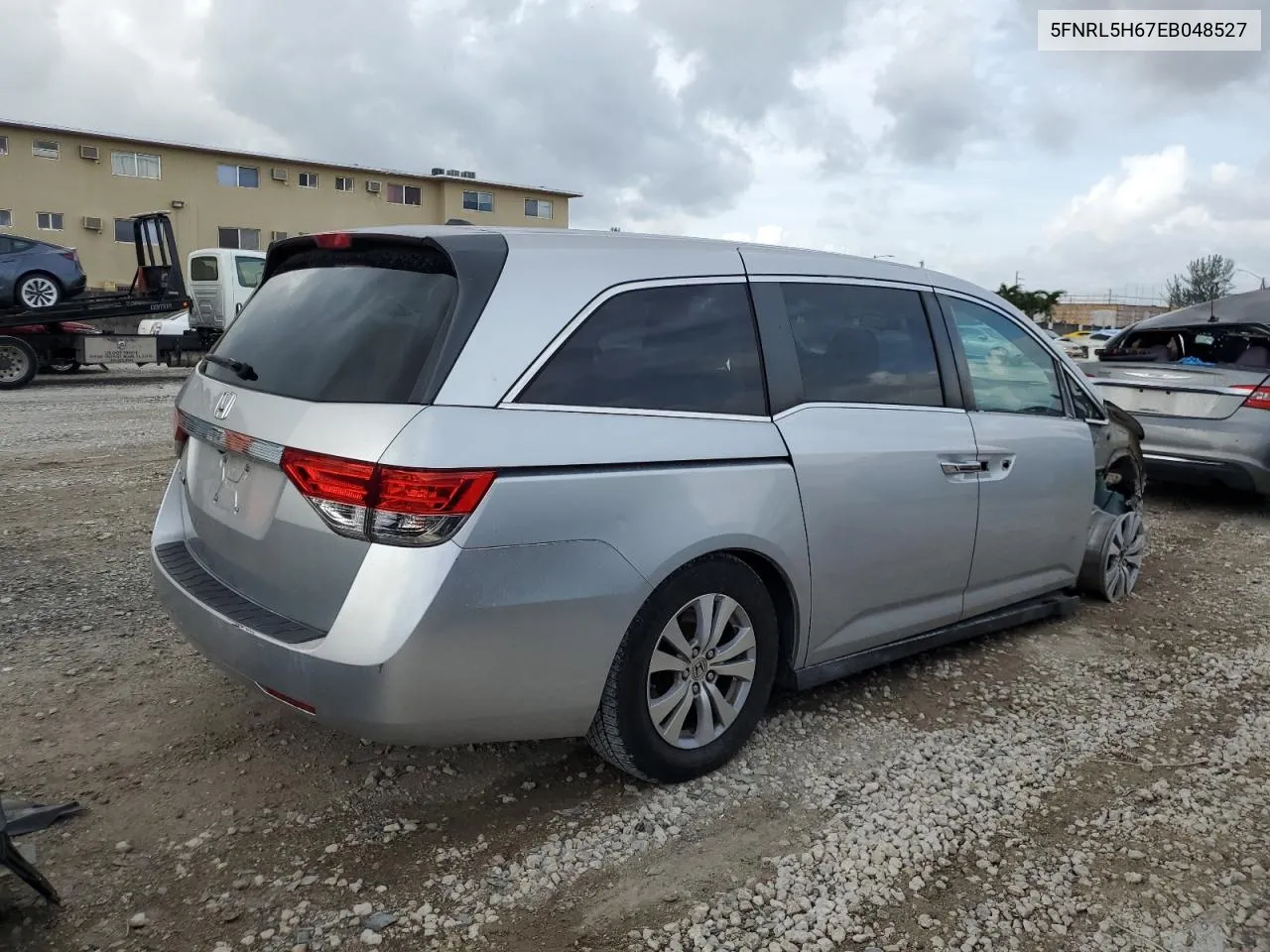 5FNRL5H67EB048527 2014 Honda Odyssey Exl