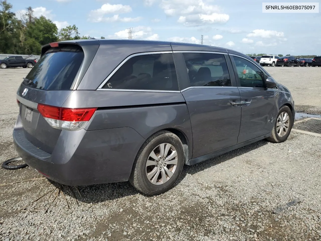 5FNRL5H60EB075097 2014 Honda Odyssey Exl