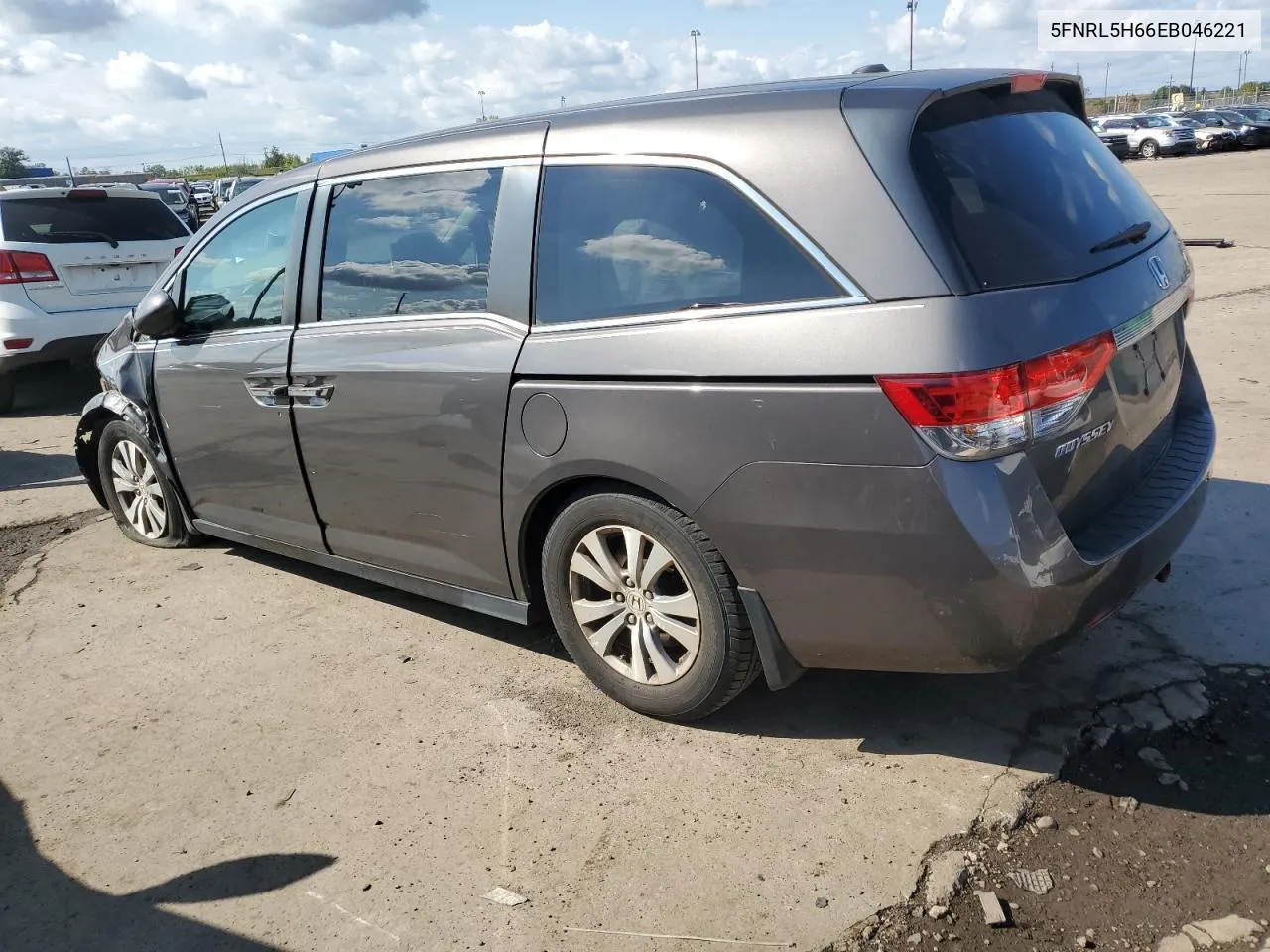 2014 Honda Odyssey Exl VIN: 5FNRL5H66EB046221 Lot: 73476514