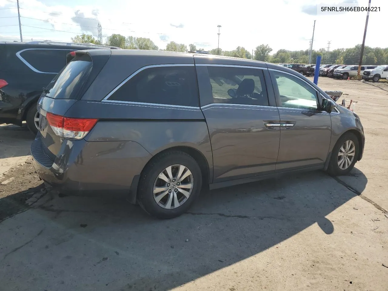 2014 Honda Odyssey Exl VIN: 5FNRL5H66EB046221 Lot: 73476514