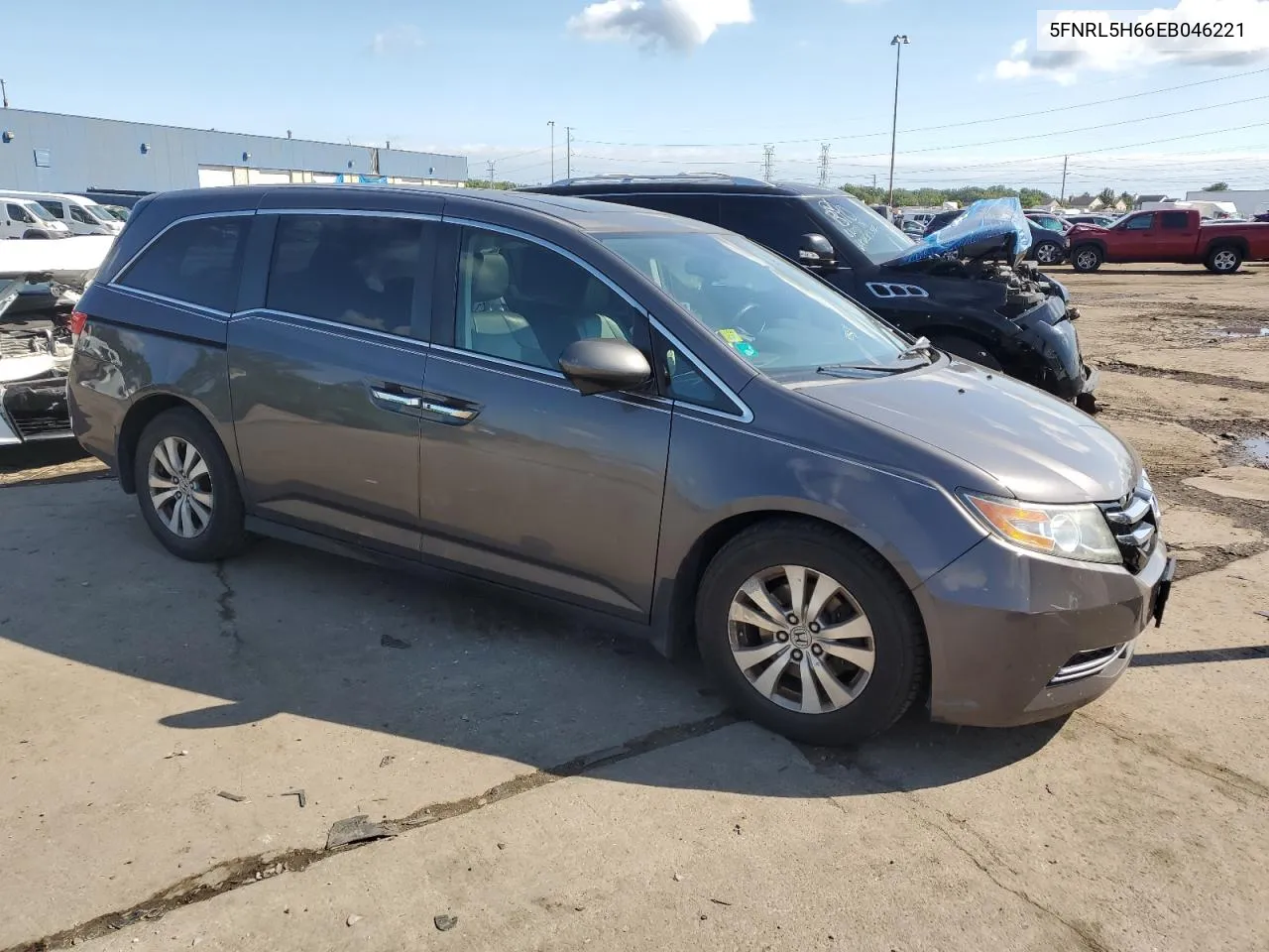 2014 Honda Odyssey Exl VIN: 5FNRL5H66EB046221 Lot: 73476514