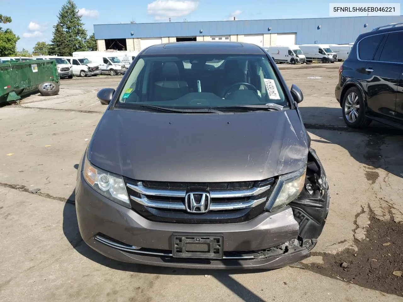 2014 Honda Odyssey Exl VIN: 5FNRL5H66EB046221 Lot: 73476514