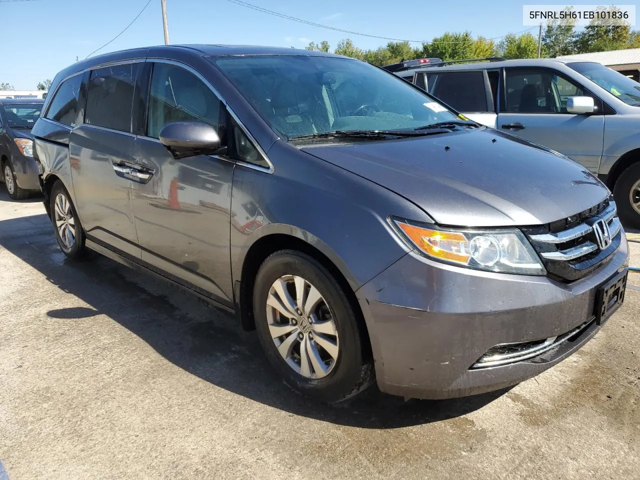 5FNRL5H61EB101836 2014 Honda Odyssey Exl