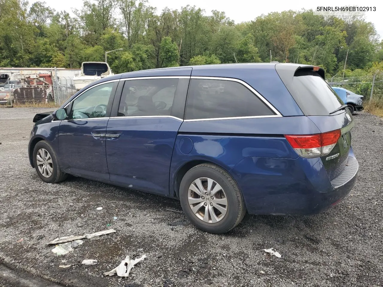 2014 Honda Odyssey Exl VIN: 5FNRL5H69EB102913 Lot: 73678114