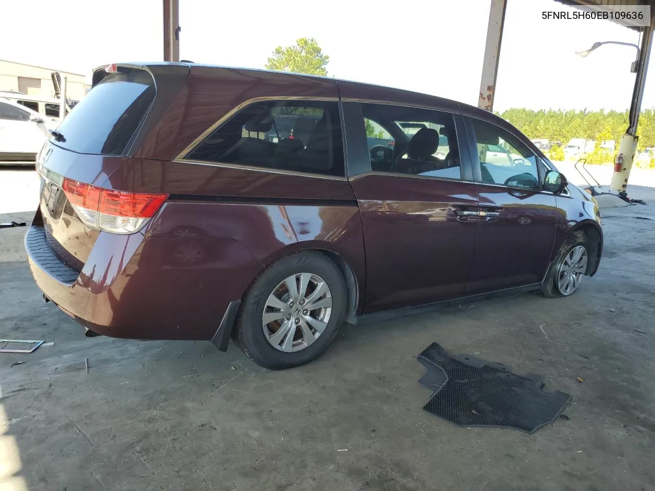 5FNRL5H60EB109636 2014 Honda Odyssey Exl