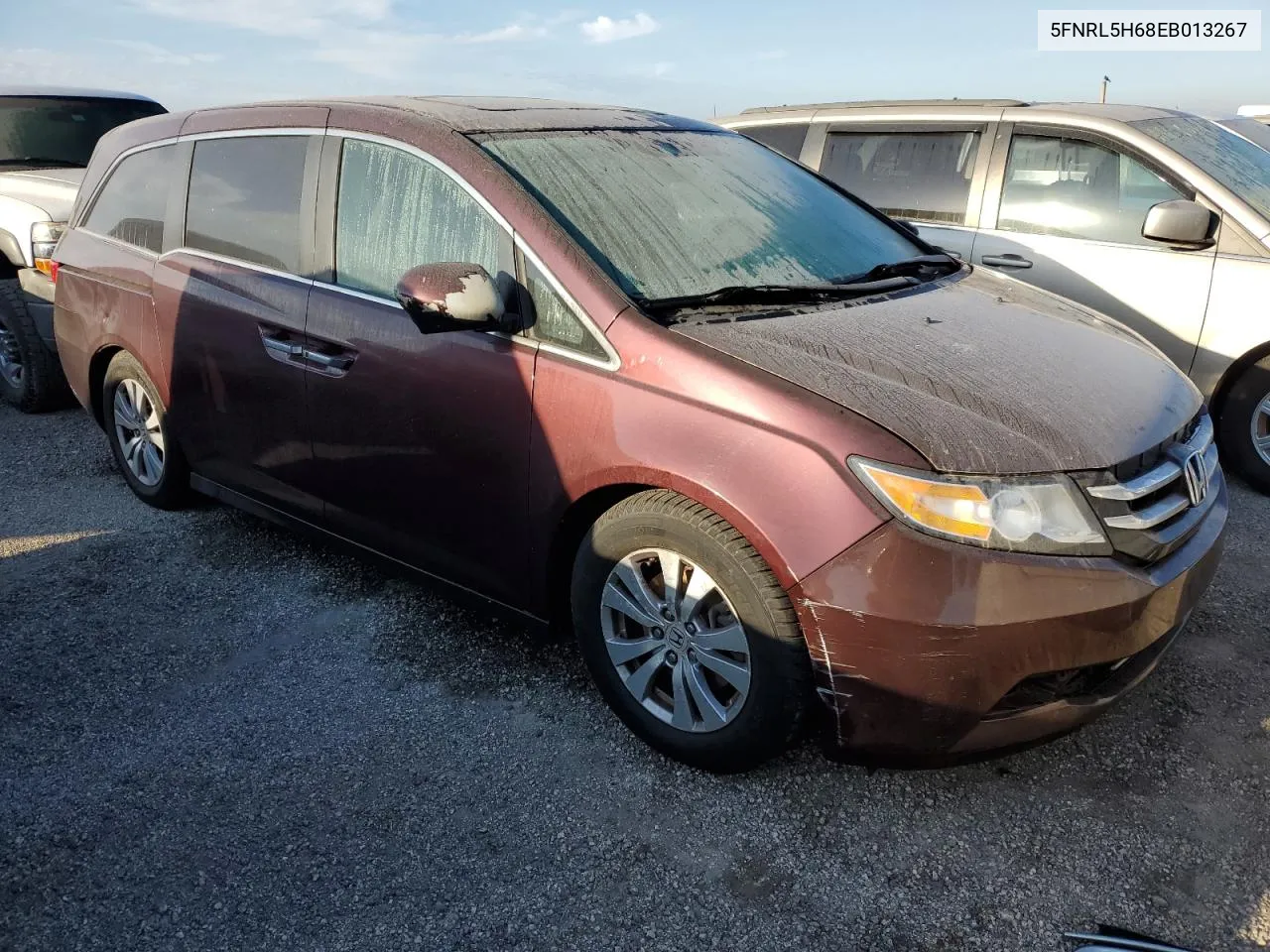 2014 Honda Odyssey Exl VIN: 5FNRL5H68EB013267 Lot: 74579594