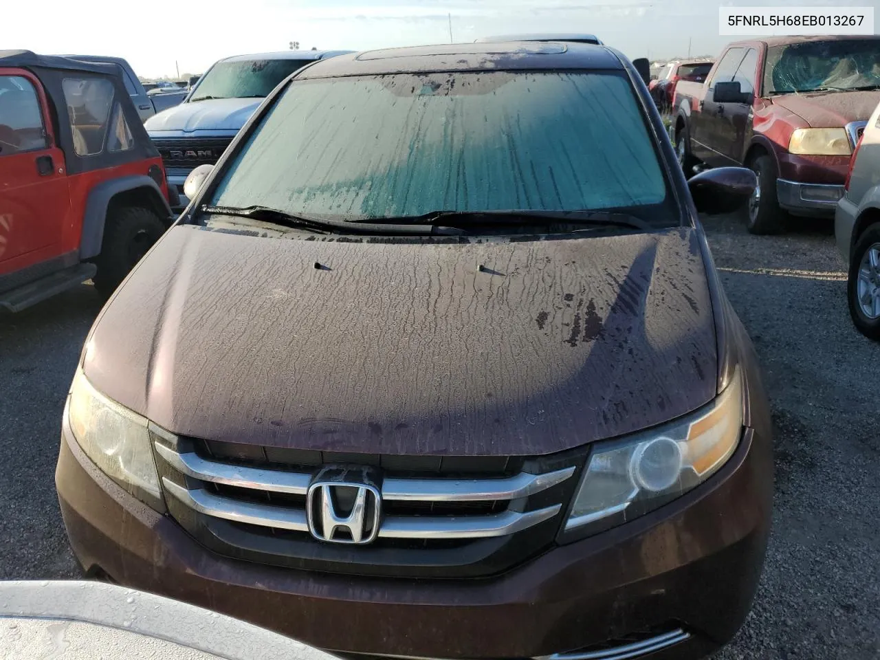 2014 Honda Odyssey Exl VIN: 5FNRL5H68EB013267 Lot: 74579594