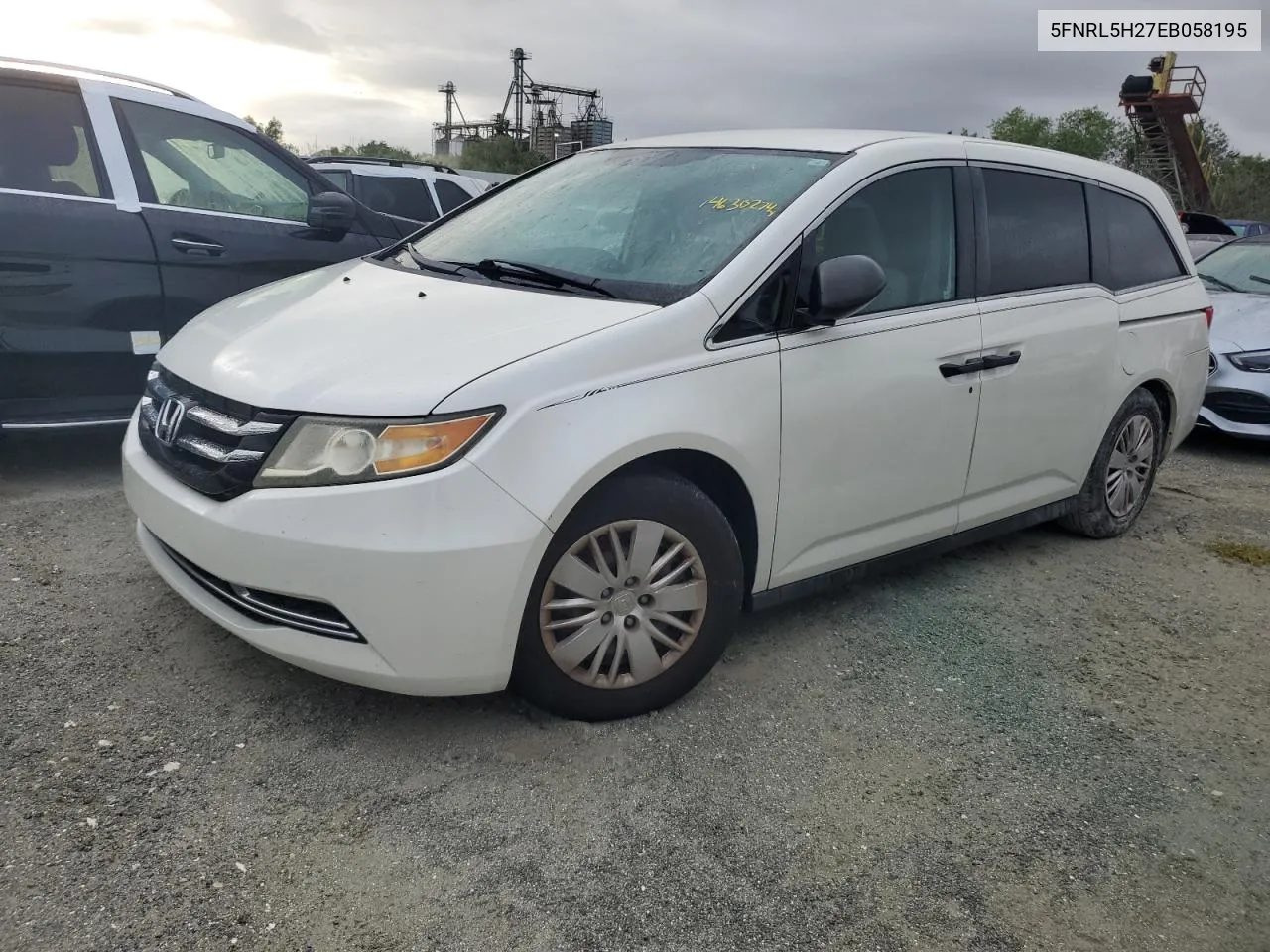 2014 Honda Odyssey Lx VIN: 5FNRL5H27EB058195 Lot: 74630274