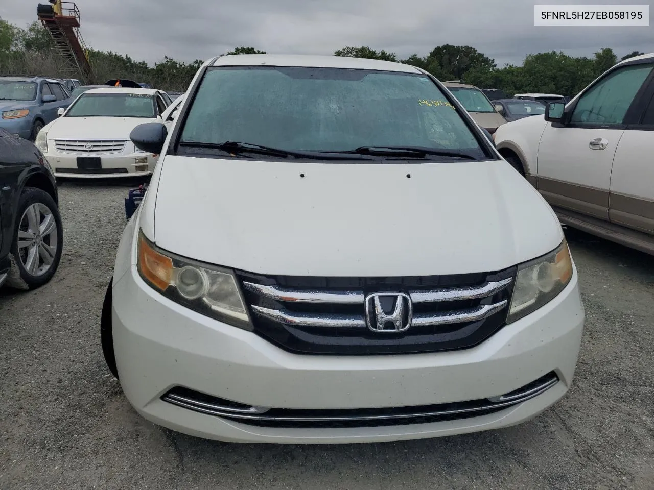 2014 Honda Odyssey Lx VIN: 5FNRL5H27EB058195 Lot: 74630274