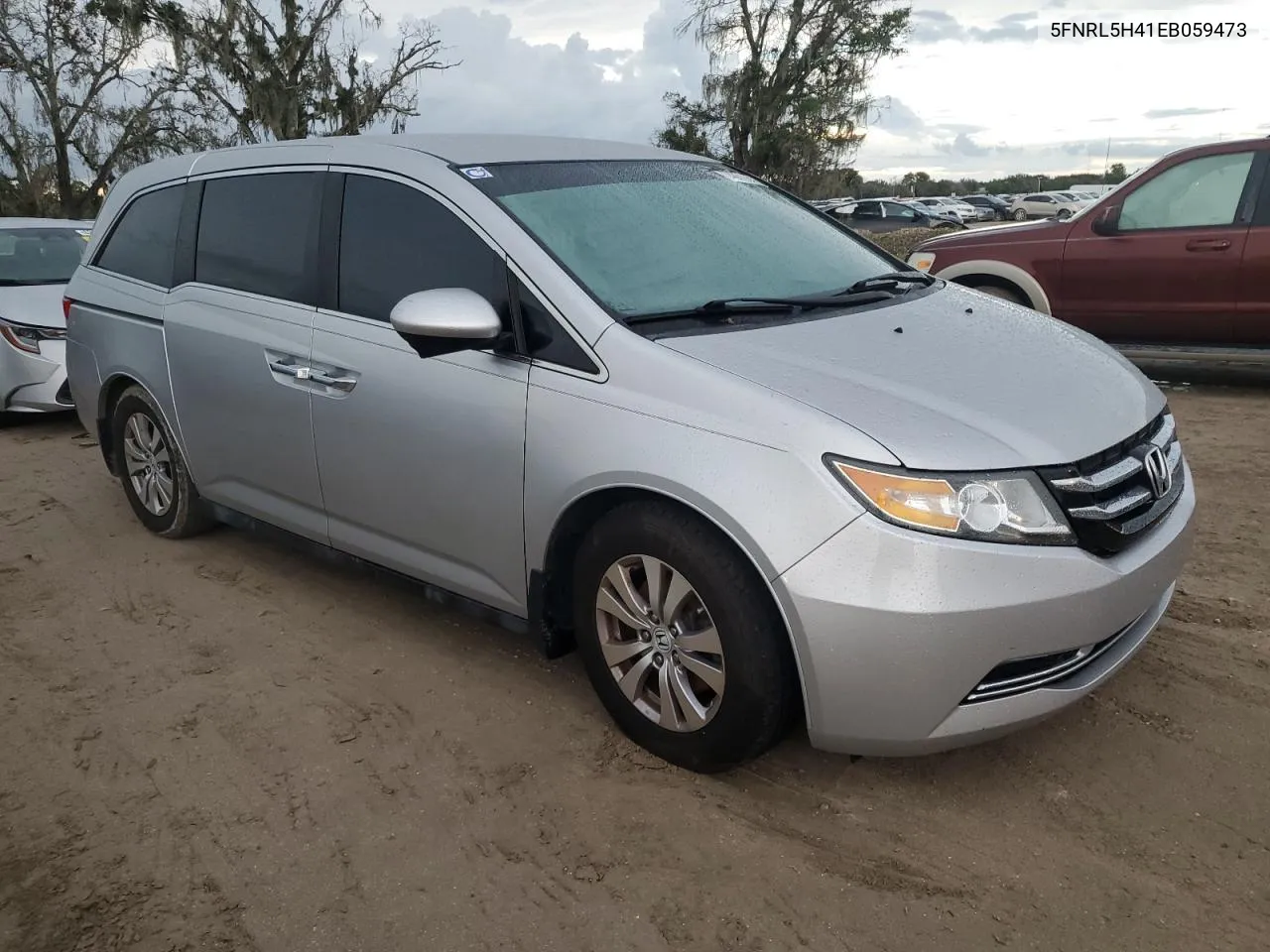 2014 Honda Odyssey Ex VIN: 5FNRL5H41EB059473 Lot: 74661834