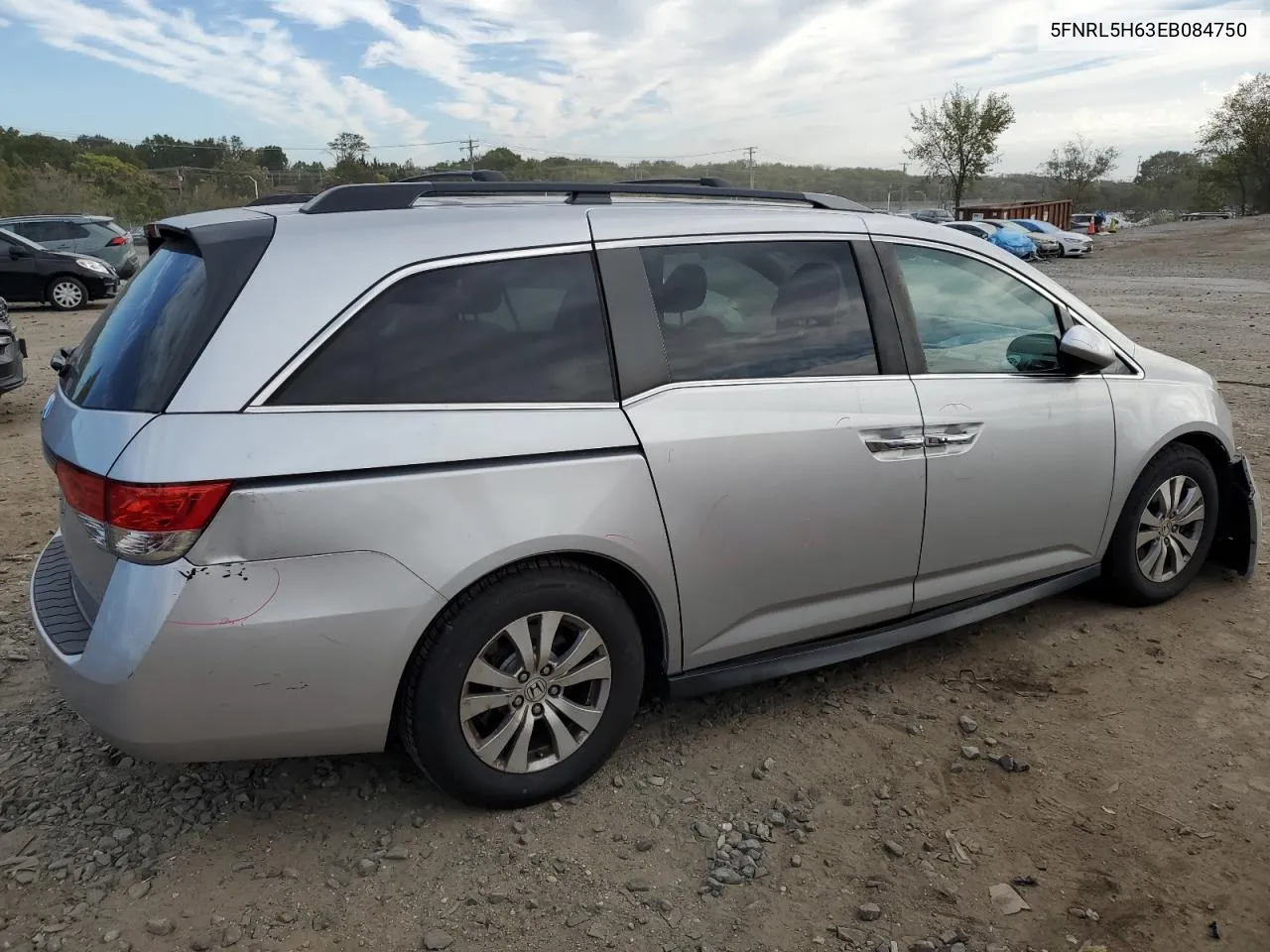 2014 Honda Odyssey Exl VIN: 5FNRL5H63EB084750 Lot: 75065184