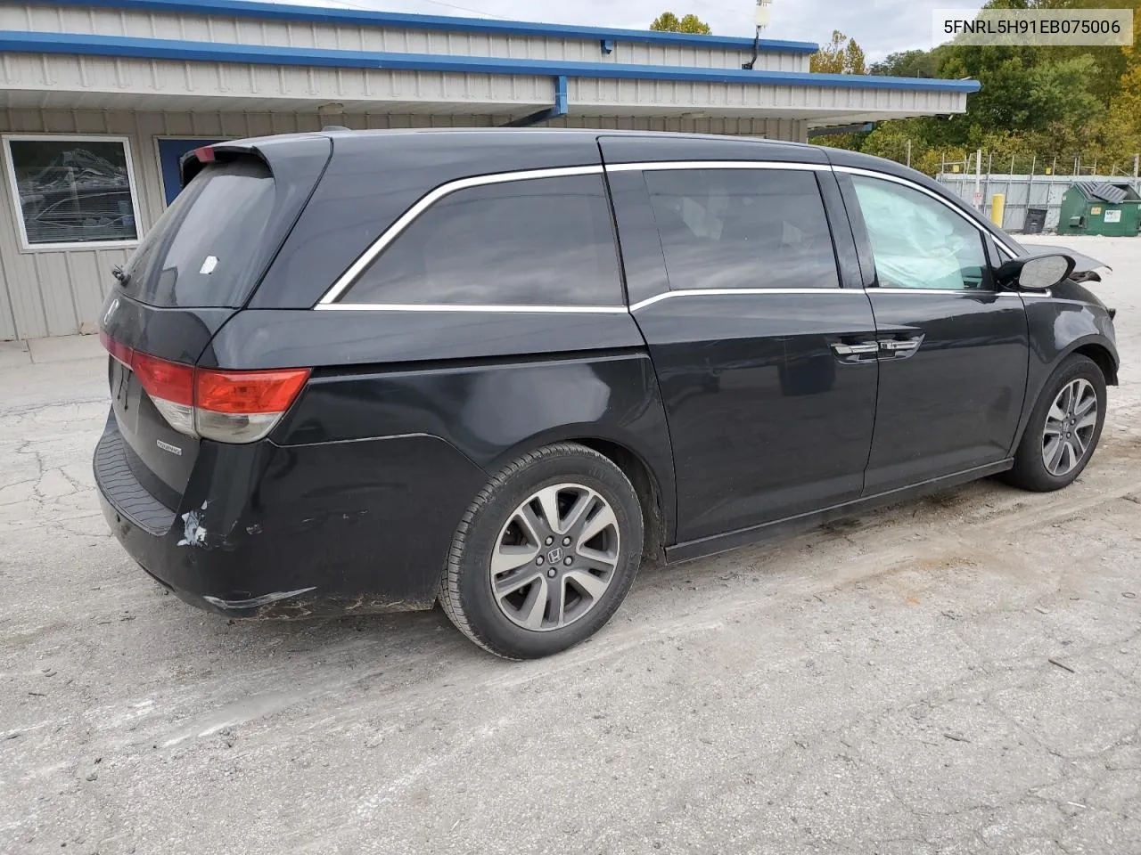 2014 Honda Odyssey Touring VIN: 5FNRL5H91EB075006 Lot: 75073934