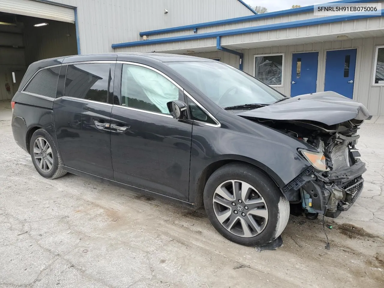 2014 Honda Odyssey Touring VIN: 5FNRL5H91EB075006 Lot: 75073934