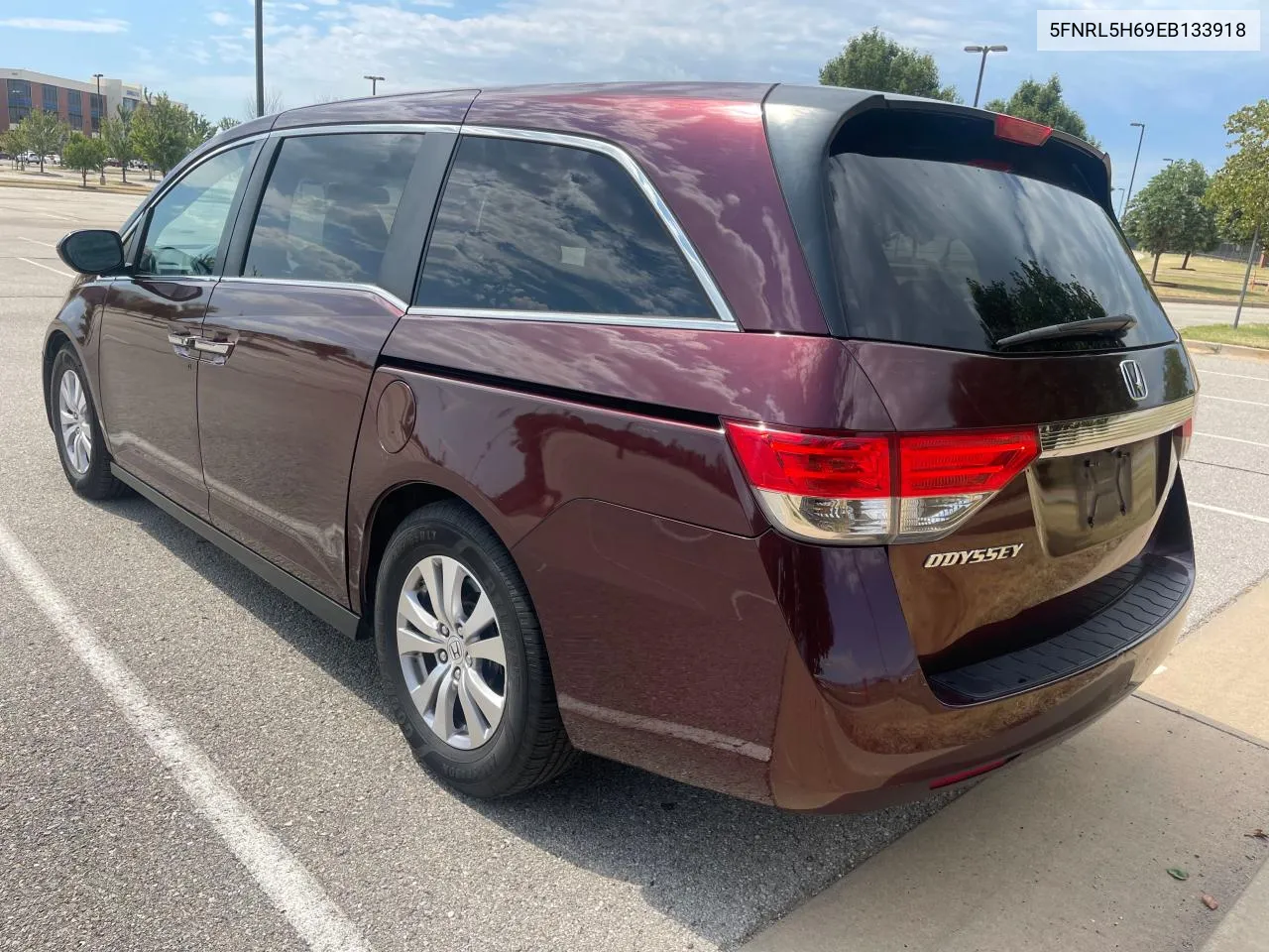 2014 Honda Odyssey Exl VIN: 5FNRL5H69EB133918 Lot: 75584734