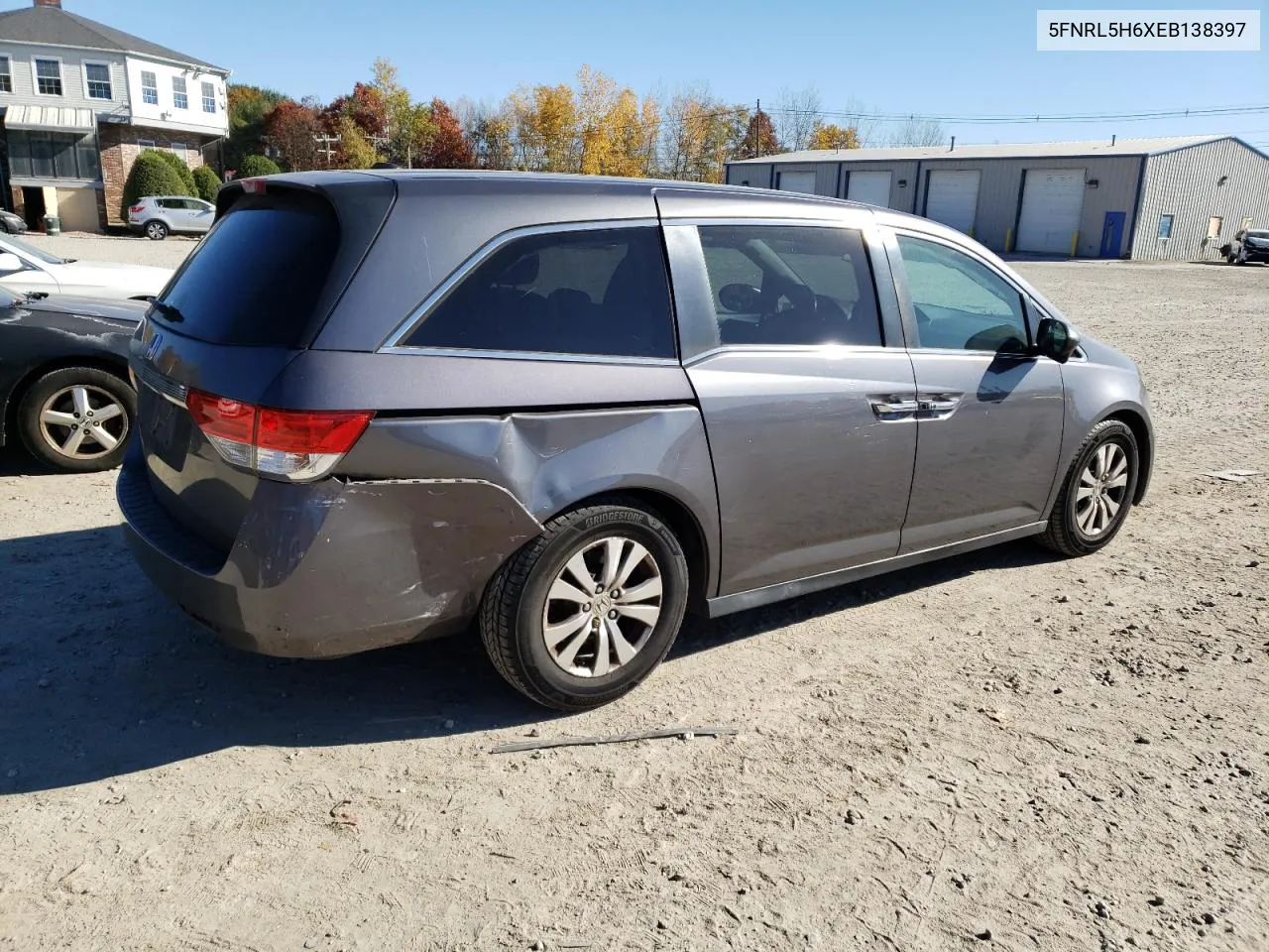 2014 Honda Odyssey Exl VIN: 5FNRL5H6XEB138397 Lot: 77098694