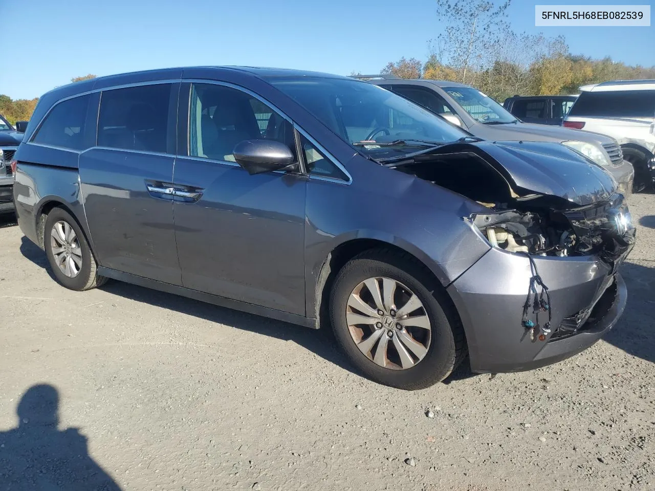 2014 Honda Odyssey Exl VIN: 5FNRL5H68EB082539 Lot: 77114954