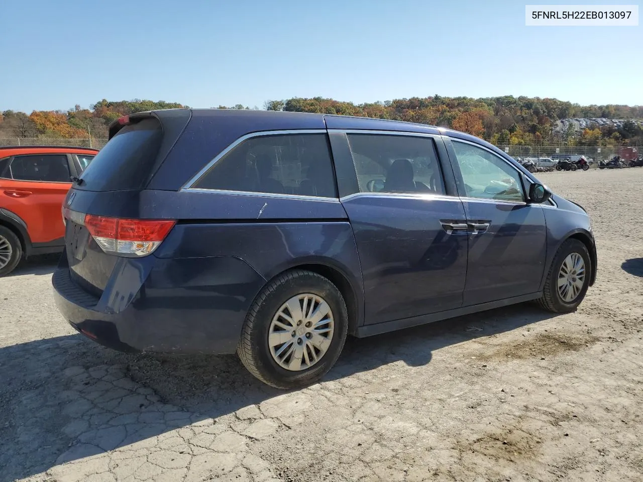 2014 Honda Odyssey Lx VIN: 5FNRL5H22EB013097 Lot: 77263724