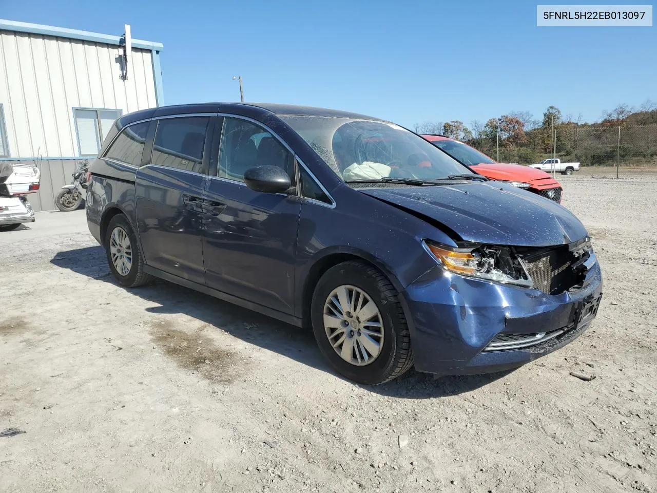 5FNRL5H22EB013097 2014 Honda Odyssey Lx