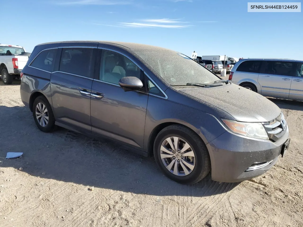 2014 Honda Odyssey Ex VIN: 5FNRL5H44EB124459 Lot: 77478624