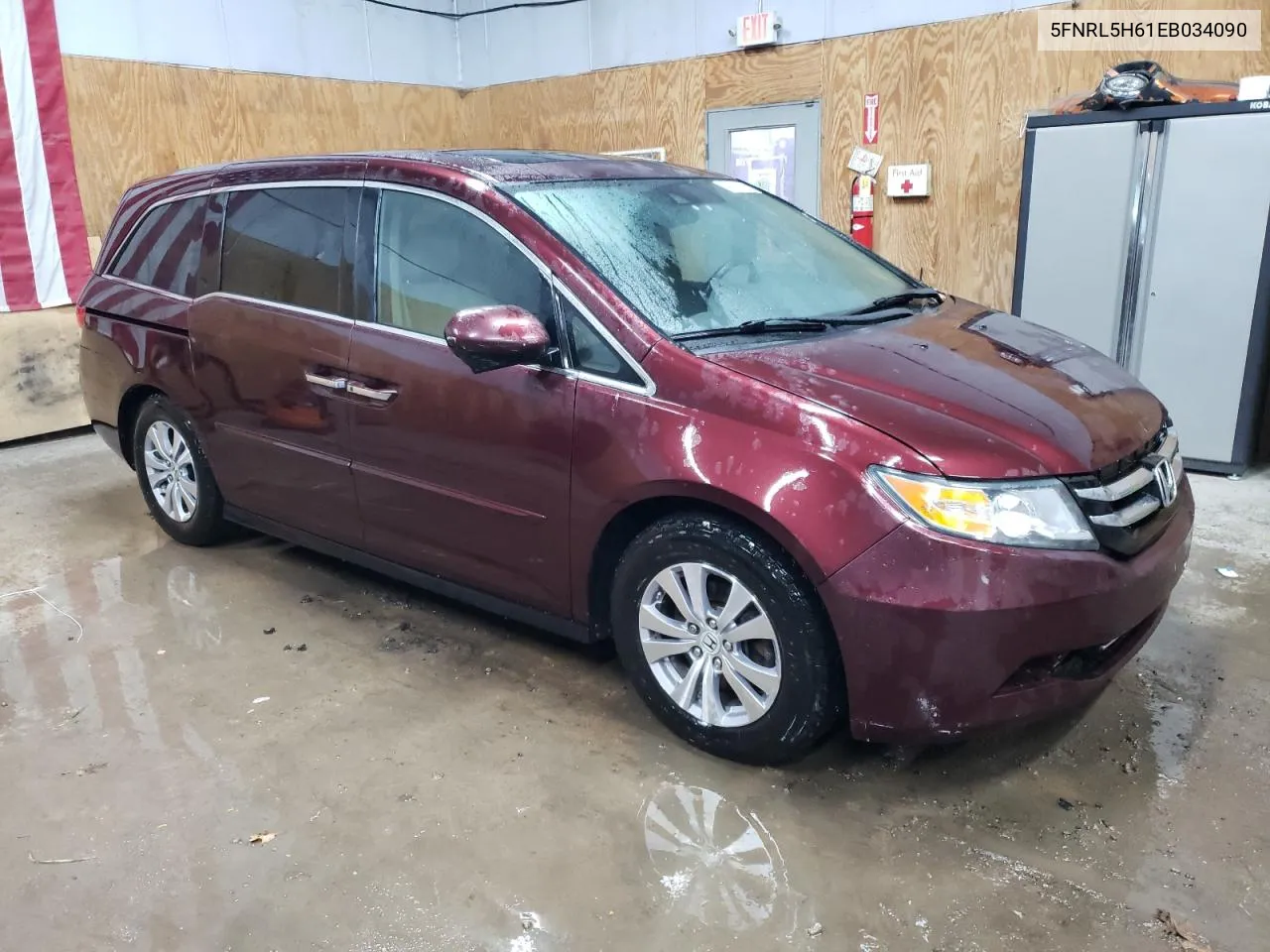 5FNRL5H61EB034090 2014 Honda Odyssey Exl