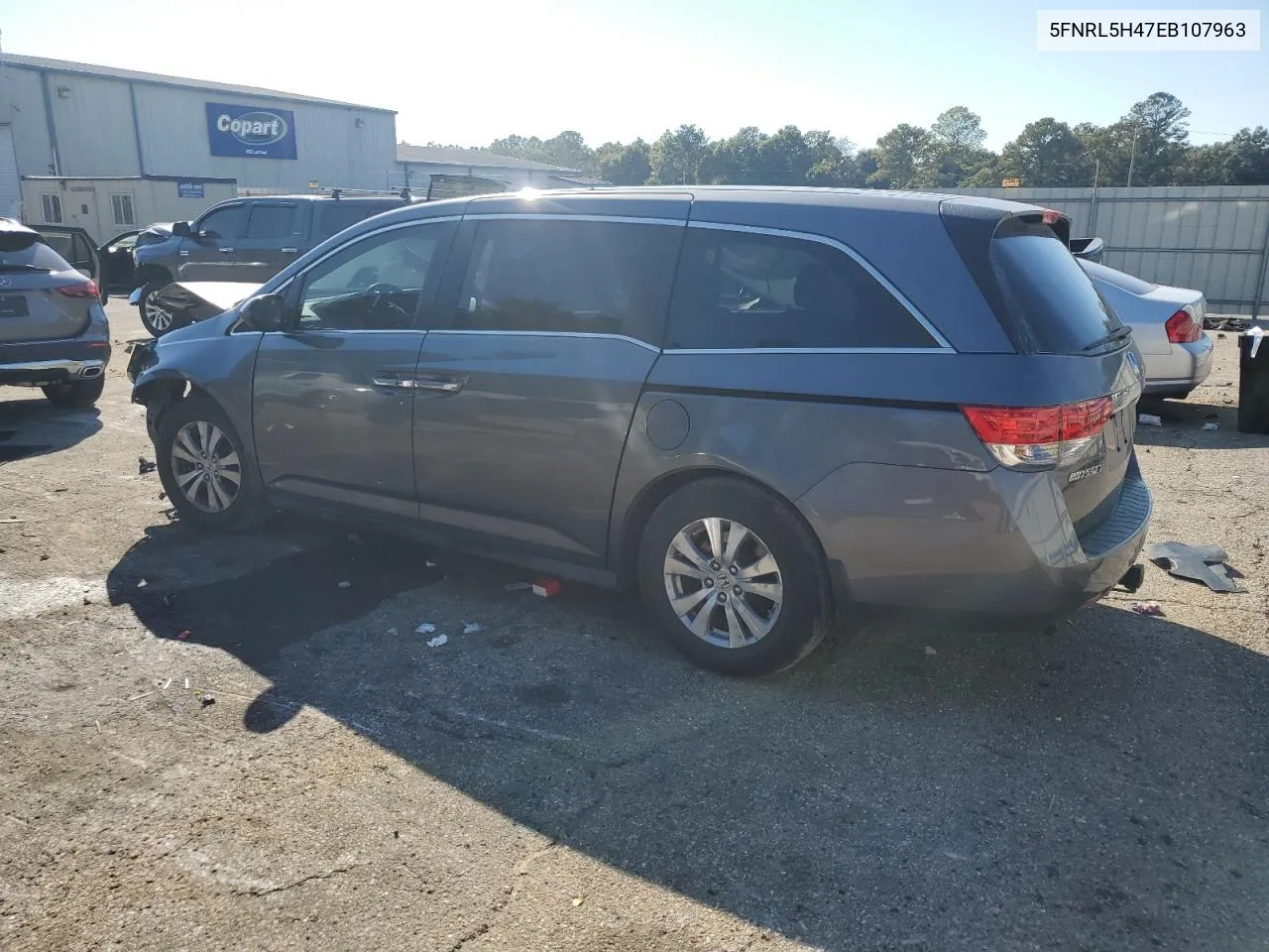 2014 Honda Odyssey Ex VIN: 5FNRL5H47EB107963 Lot: 77649094