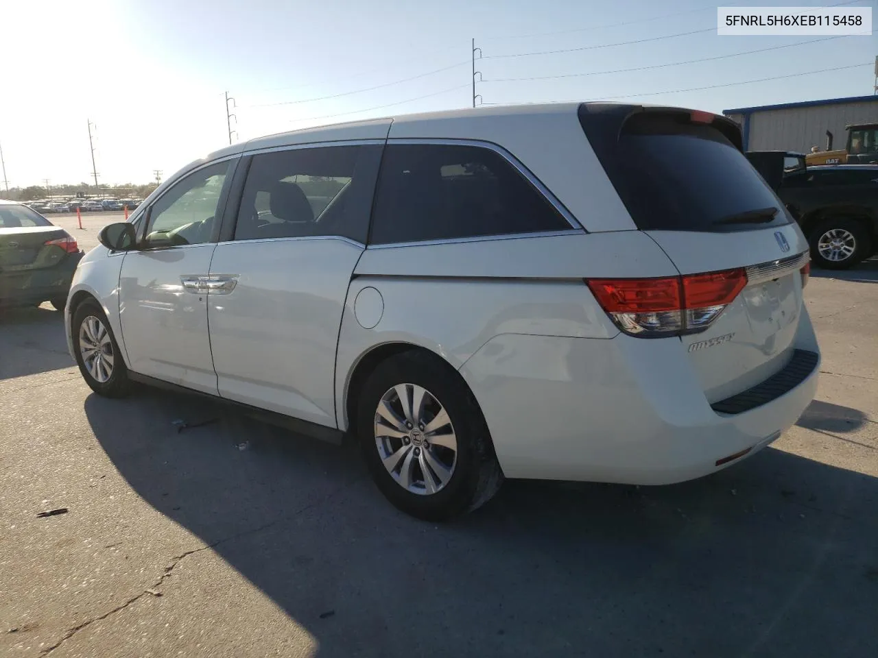 2014 Honda Odyssey Exl VIN: 5FNRL5H6XEB115458 Lot: 77711084