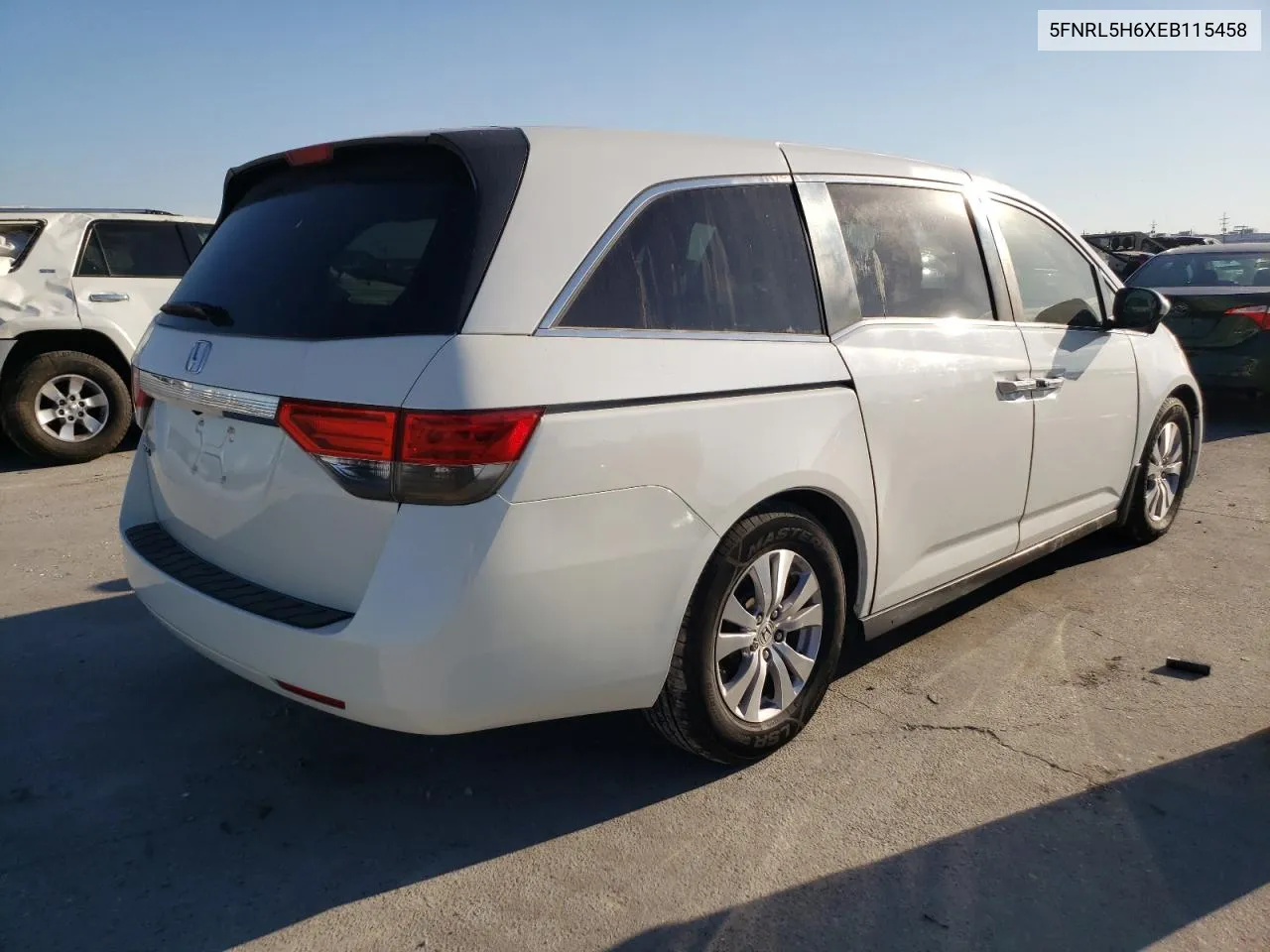 2014 Honda Odyssey Exl VIN: 5FNRL5H6XEB115458 Lot: 77711084