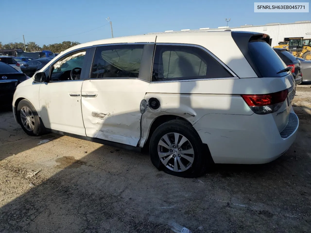 2014 Honda Odyssey Exl VIN: 5FNRL5H63EB045771 Lot: 78643984