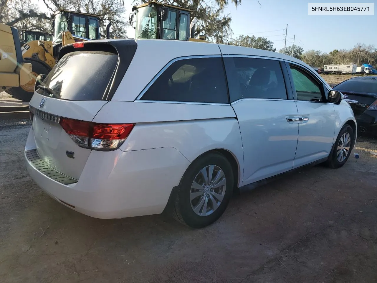 2014 Honda Odyssey Exl VIN: 5FNRL5H63EB045771 Lot: 78643984