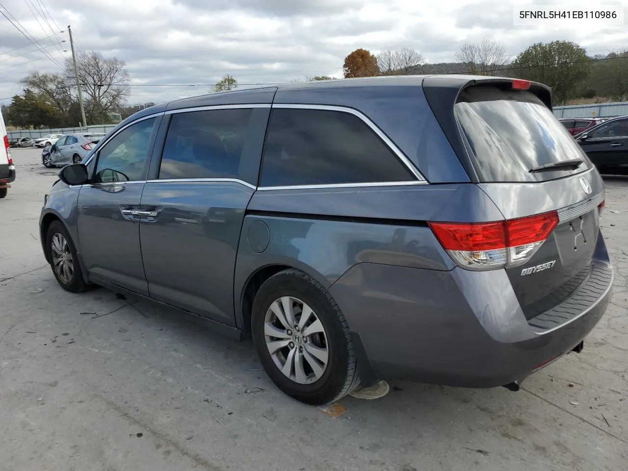 2014 Honda Odyssey Ex VIN: 5FNRL5H41EB110986 Lot: 78704404