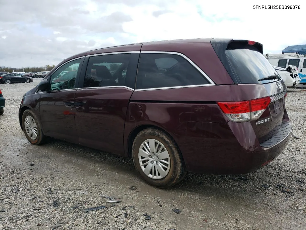 2014 Honda Odyssey Lx VIN: 5FNRL5H25EB098078 Lot: 79063974